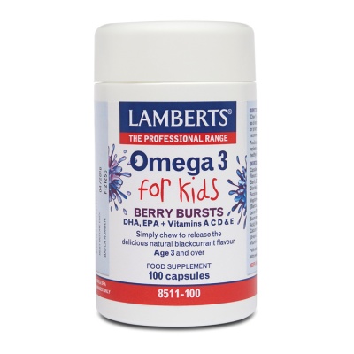 Lamberts Omega 3 for Kids Berry Burst 100 caps